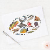 大型熱帯魚 OVALER AUFKLEBER (Umschlag)