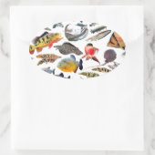 大型熱帯魚 OVALER AUFKLEBER (Tasche)