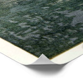 大 阪 城, Burg Osaka, Hiroshi Yoshida, Holzschnitt Poster (Ecke)