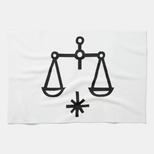 天 座, Libra, Konstellation (Zodiac) Küchentuch