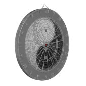 太極図 DARTSCHEIBE (Vorderseite Links)