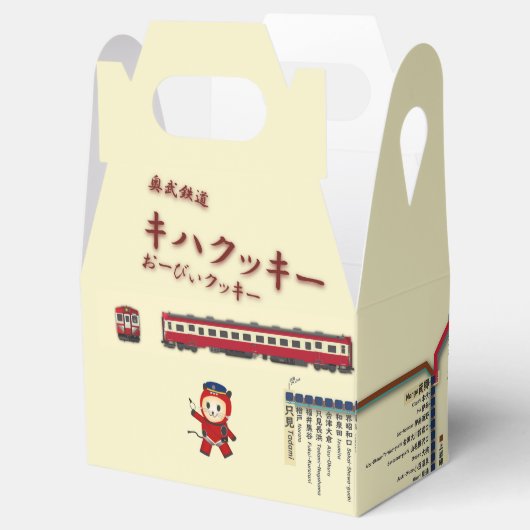 奥武鉄道キハクッキー/おーびぃクッキー箱 GESCHENKSCHACHTEL (Geöffnet)