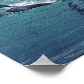 奥 入 瀬 秋, Herbst in Oirase, Hasui Kawase, Woodcut Poster (Ecke)