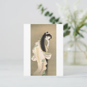 女 の 霊, 上 松 幽 Lady Ghost, Uemura Shōen, Japan Art A Postkarte (Stehend Vorderseite)