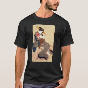 女, 国 貞 Frau, Kunisada, Ukiyo-e T-Shirt