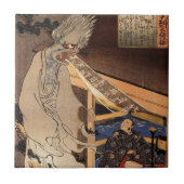 妖怪, 国芳 japanischer Zombie, Kuniyoshi, Ukiyo-e Fliese (Vorderseite)
