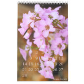 季節の花々のカレンダー KALENDER (Feb 2027)