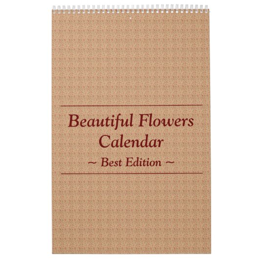 季節の花々のカレンダー KALENDER (Titelbild)