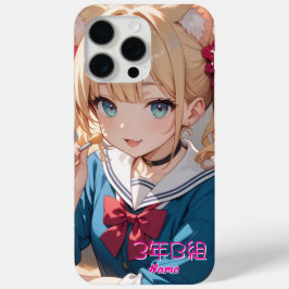 学校に通う猫耳娘 Case-Mate iPhone HÜLLE
