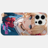 学校に通う猫耳娘 Case-Mate iPhone HÜLLE (Rückseite (Horizontal))