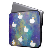 宇宙を泳ぐアヒル LAPTOPSCHUTZHÜLLE (Vorderseite Links)