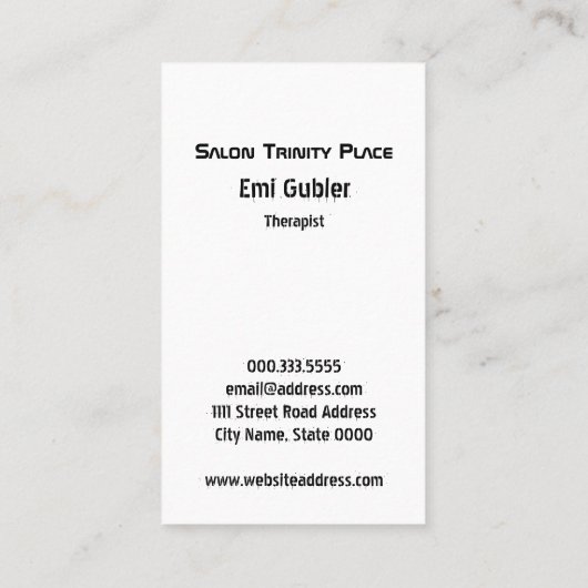 宇宙柄 カッコいいデザイン名刺 VISITENKARTE (Rückseite)