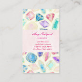 宝石のイラスト名刺 VISITENKARTE (Rückseite)