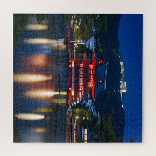 富士山と紅葉( Mount Fuji and autumn leaves) Puzzle (Horizontal)