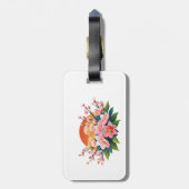 富士山 - 桜 GEPÄCKANHÄNGER (Rückseite vertikal)