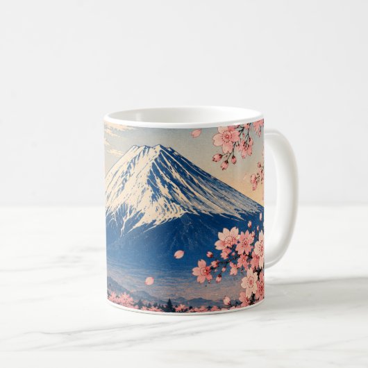 富士山 KAFFEETASSE (VorderseiteRechts)