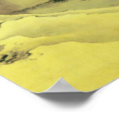 富 士 と 龍, 北 Mount Fuji und Dragon, Hokusai, Ukiyo-e Poster (Ecke)