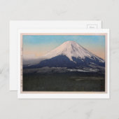 富 士 十 吉 村, Zehn Ausblicke auf Fuji, Yoshida Böse, Postkarte (Vorne/Hinten)