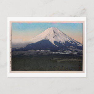 富 士 十 吉 村, Zehn Ausblicke auf Fuji, Yoshida Böse, Postkarte
