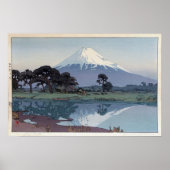 富 士 山 川, Fuji, Suzukawa, Yoshida, Woodcut Poster (Vorne)