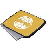 対 い 橘 LAPTOPSCHUTZHÜLLE (Vorne Knopf)