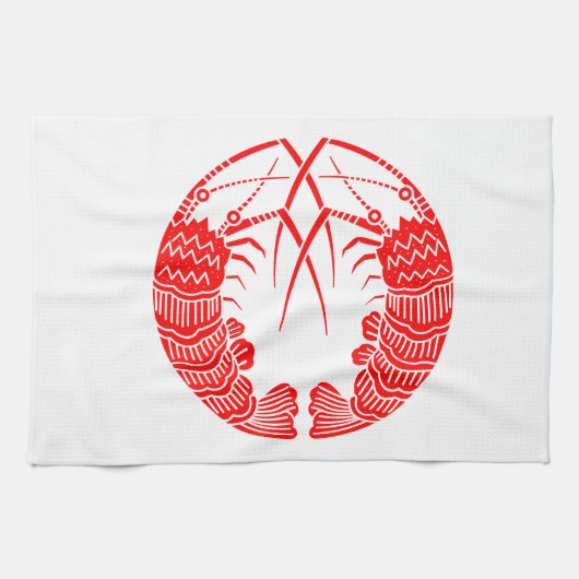 対 い 海 老 丸 の GESCHIRRTUCH (Horizontal)
