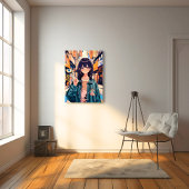 寿司娘アイコン アートパネル Art Panel|GenerativeAI Leinwanddruck