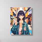 寿司娘アイコン アートパネル Art Panel|GenerativeAI Leinwanddruck (Vorderseite)