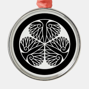 尾州家丸三葵 SILBERNES ORNAMENT