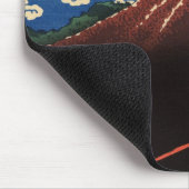 山下白雨, 北斎 Donner und der Fujisan, Hokusai, Ukiyo-e Mousepad (Ecke)