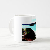 山口県の角島大橋のある日の昼下がり☆景色絶景☆写真加工品☆ KAFFEETASSE (Vorderseite Links)