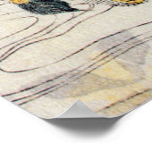 山 吹, 北 斎 Gelbe Blume, Hokusai, Ukiyo-e Poster (Ecke)