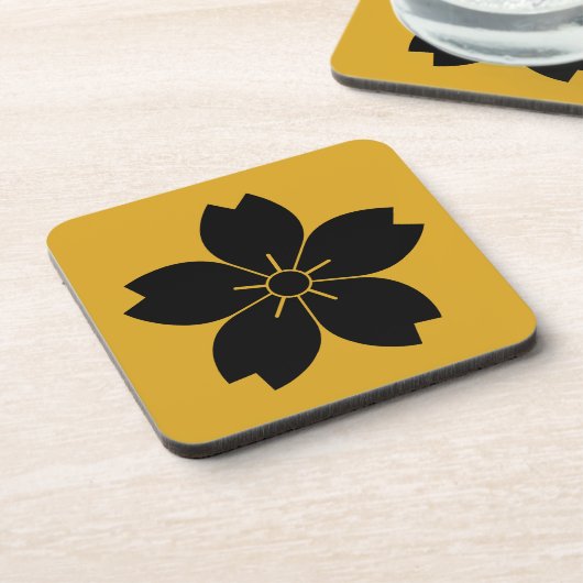 山 桜 GETRÄNKEUNTERSETZER (Linke Seite)