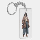 川 島 菜 (Kawashima haruna) Schlüsselanhänger (Vorderseite links)