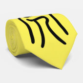 干支 十二支の虎（Tiger）漢字で表す商品 Krawatte (Gerollt)