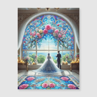 幸せな結婚式 マグネットカード MAGNETKARTE