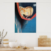 幽 霊, 北 Ghost, Hokusai, Ukiyoe Poster (Küche)