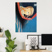 幽 霊, 北 Ghost, Hokusai, Ukiyoe Poster (Heimbüro)