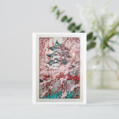 弘 前 城 の 桜, Kirschblüten im Schloss Hirosaki, Yoshi Postkarte (Stehend Vorderseite)