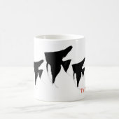 影絵のエンゼルフィッシュ KAFFEETASSE (Mittel)
