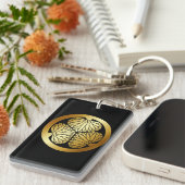 徳川家紋, Tokugawa KAMON, japanisches Familienwappen Schlüsselanhänger (Vorderseite rechts)