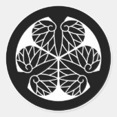 徳川葵(13蕊) RUNDER AUFKLEBER (Vorderseite)