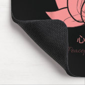 心静 (friedlicher Geist) Yoga-Übungen Mousepad (Ecke)