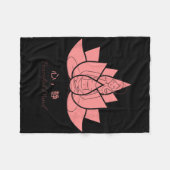 心静 (peaceful Mind) Yoga Practices  Fleecedecke (Vorderseite (Horizontal))