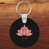 心静 (peaceful Mind) Yoga Practices  Schlüsselanhänger (Vorderseite)