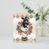 忍 者 蛇2019(リ0ク)/ Ninjsnake 219(make) Postkarte (Stehend Vorderseite)