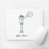 恋する介さんイラスト マウスパッド MOUSEPAD (Mit Mouse)
