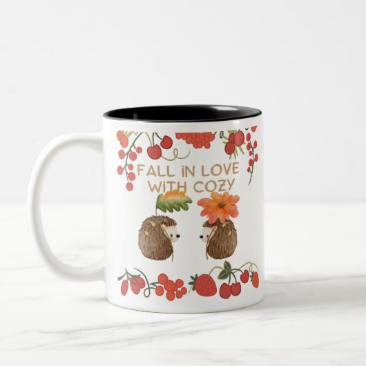 恋に落ちるハリネズミマグ ZWEIFARBIGE TASSE (Links)