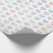 感謝のココロ Thank you 多言語44国語 字抜きパターン Geschenkpapier (Ecke)