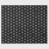 感謝のココロ Thank you 多言語44国語 白字パターン Geschenkpapier (Flach)